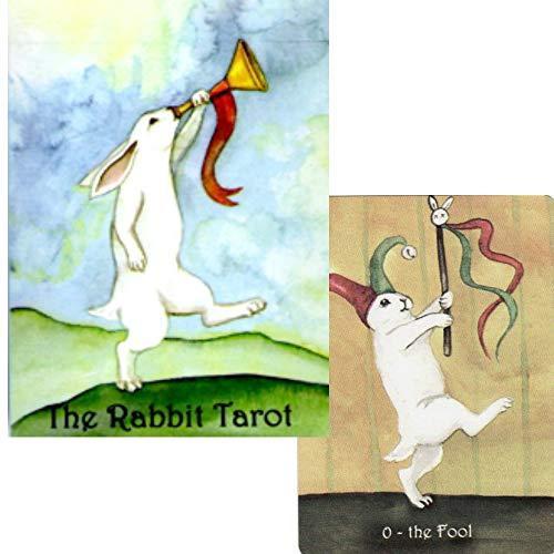 楽天 可愛いうさぎたちが駆け回ります ラビット タロット 日本語解説書付き The Rabbit Tarot 豪華 Habitat Jeunes Normandie Fr