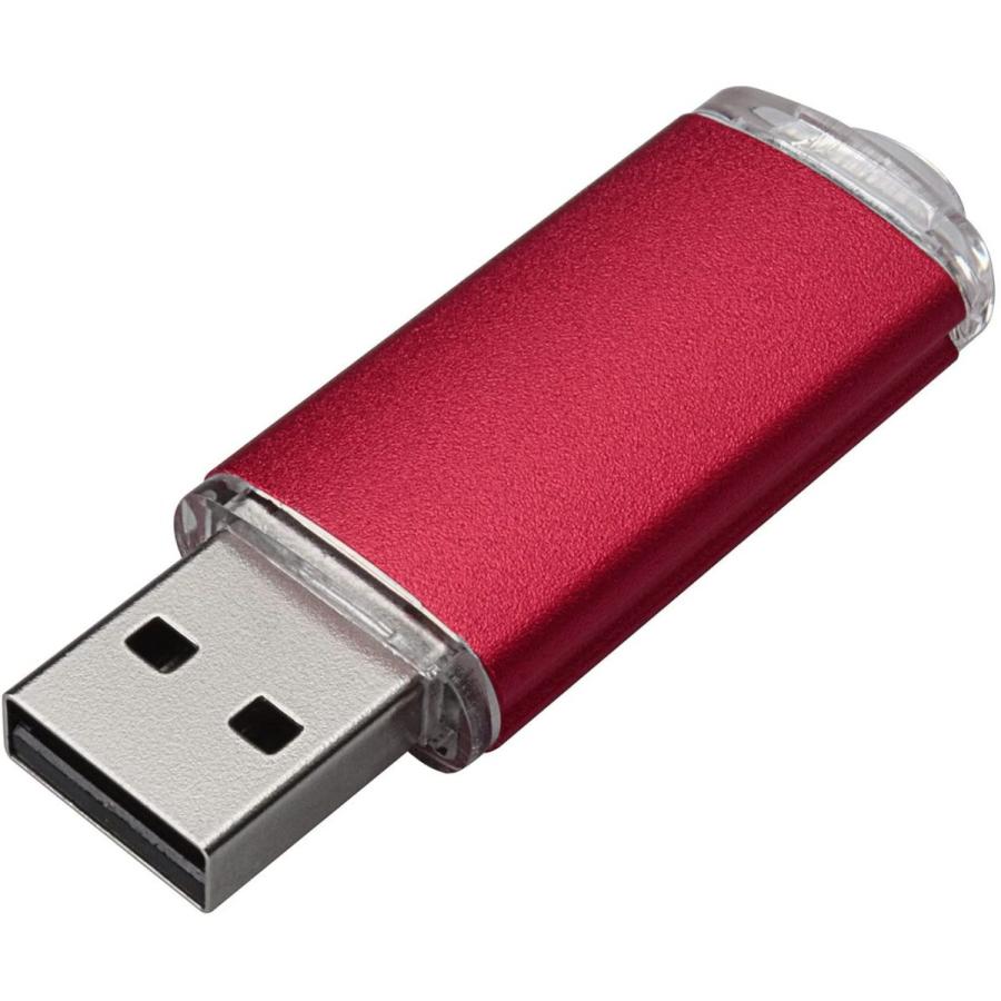 10個セット USBメモリ 4GB USBフラッシュドライブ 回転式 J-boxing USBフラッシュメモリー 高速 ストラップホール付き 五色