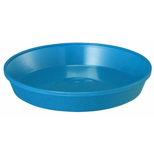 【まとめ買い】 大和プラスチック (ACTOR) 高さ2.3×幅13cm ブルー 4号 鉢皿サルーン 鉢皿 ソーサー、受け皿
