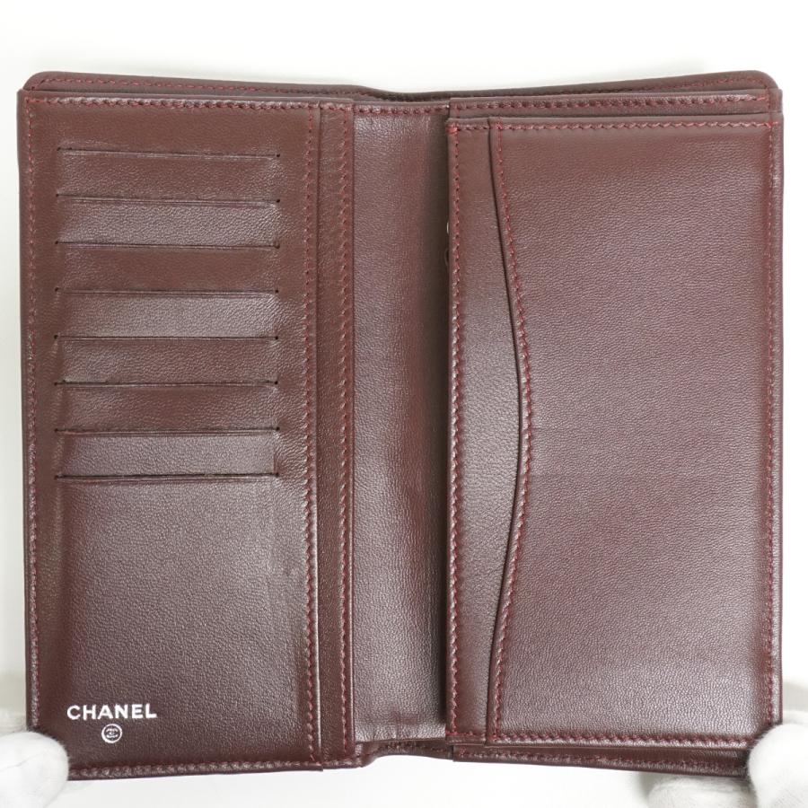 CHANEL シャネル ココマーク マトラッセ 二つ折り長財布 CHANEL（シャネル） マトラッセ 二つ折り長財布 ココマーク ブラック