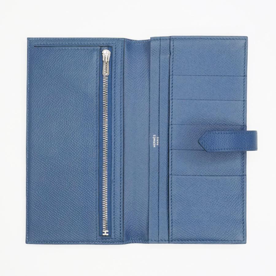 HERMES エルメス ベアン スフレ ネイビー系 シルバー金具 二 HERMES エルメス ベアン スフレ ネイビー系 シルバー金具 二