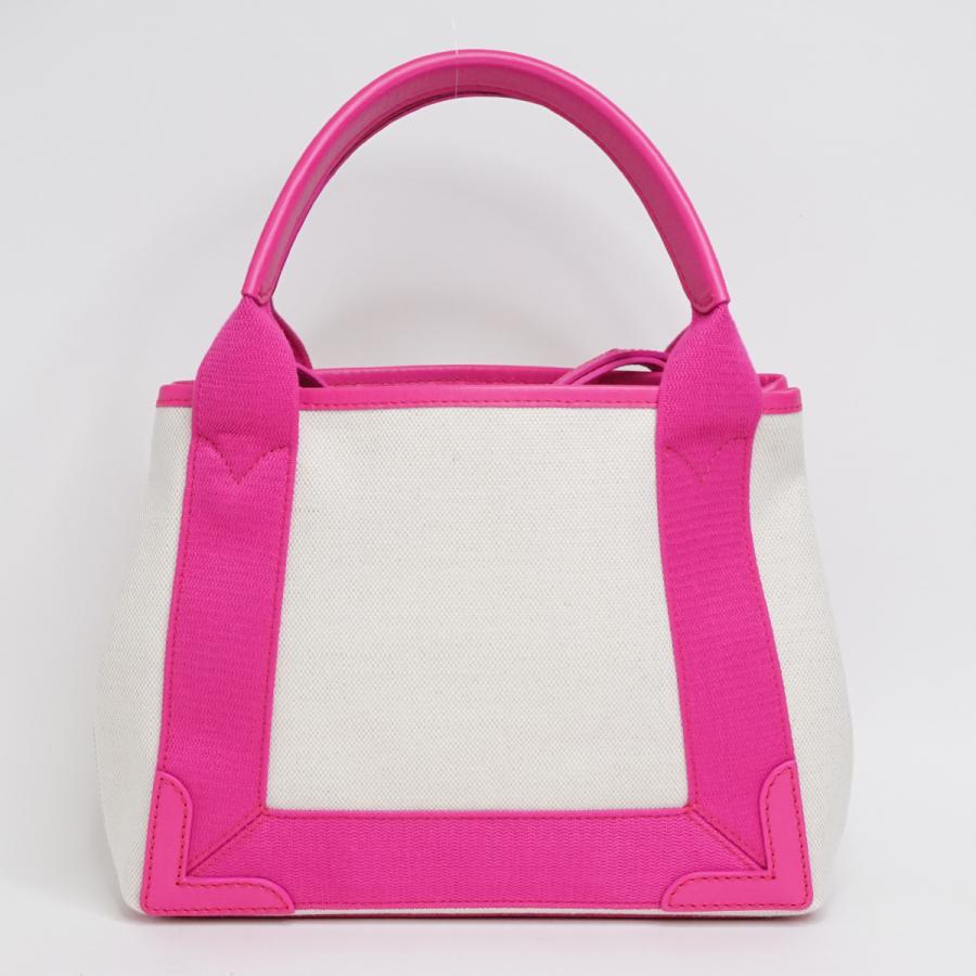 BALENCIAGA バレンシアガ ネイビーカバスXS キャンバス×レザー 