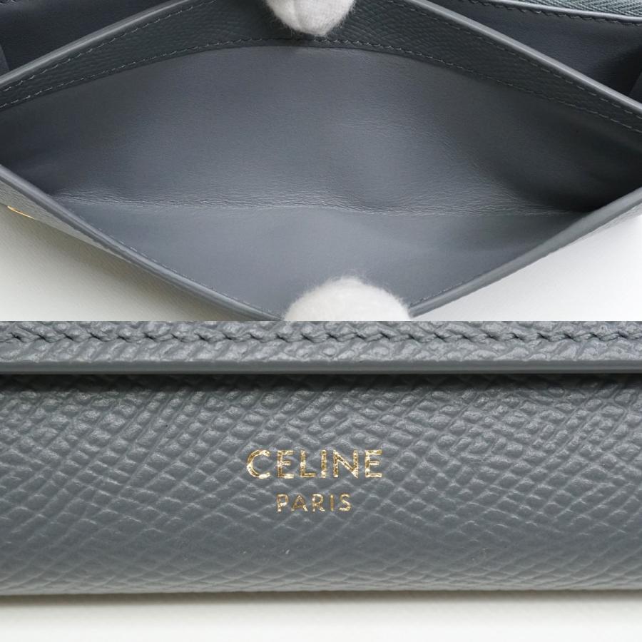 CELINE セリーヌ ラージフラップウォレット カーフスキン 長財布 CELINE セリーヌ ラージフラップウォレット カーフスキン 長財布