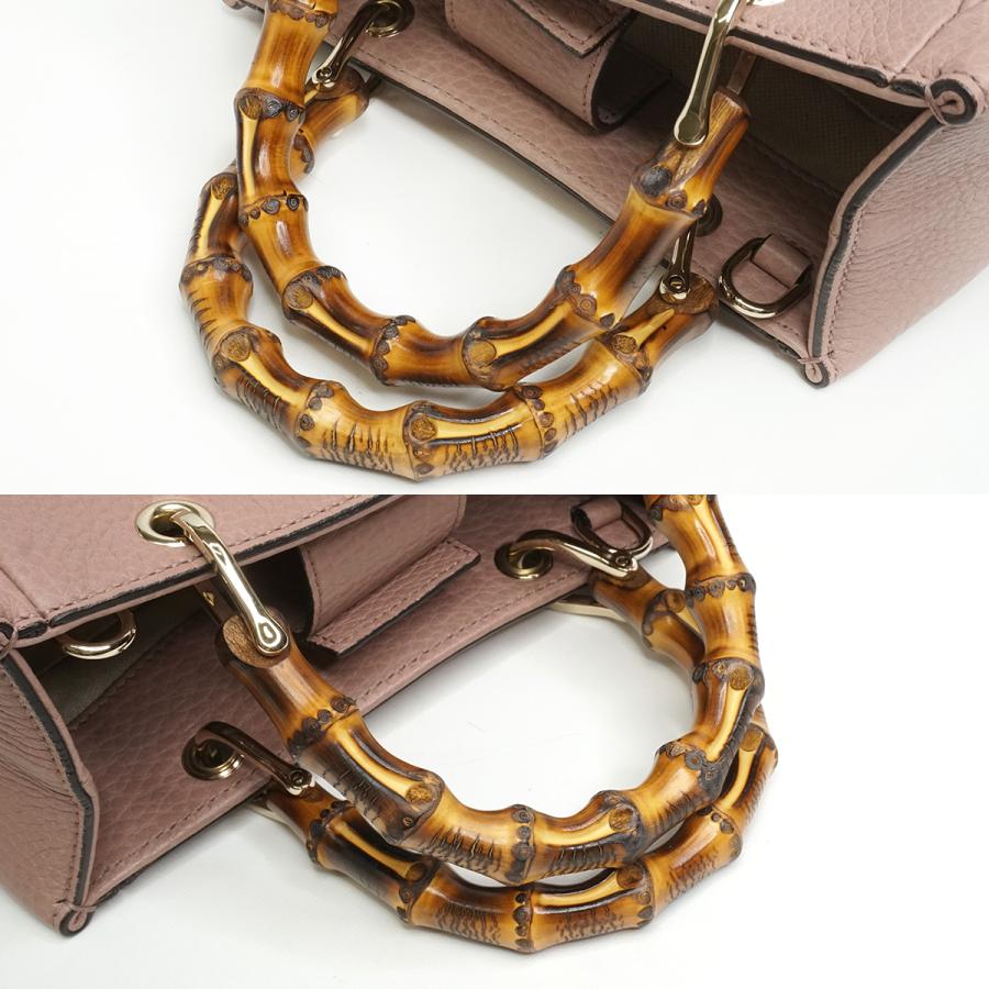 GUCCI（グッチ） バンブー ミニハンドバッグ 2WAY ショルダ−バッグ