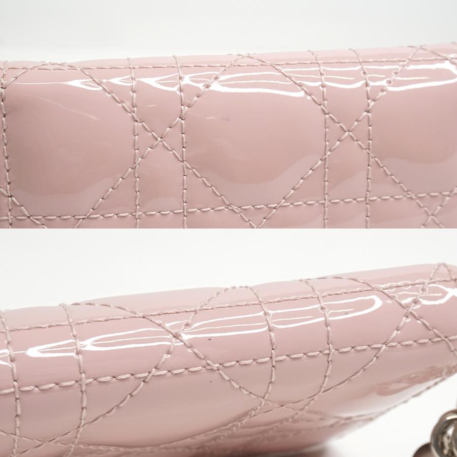 Christian Dior クリスチャン ディオール カードケース パテントレザー ピンク | Christian Dior | 07