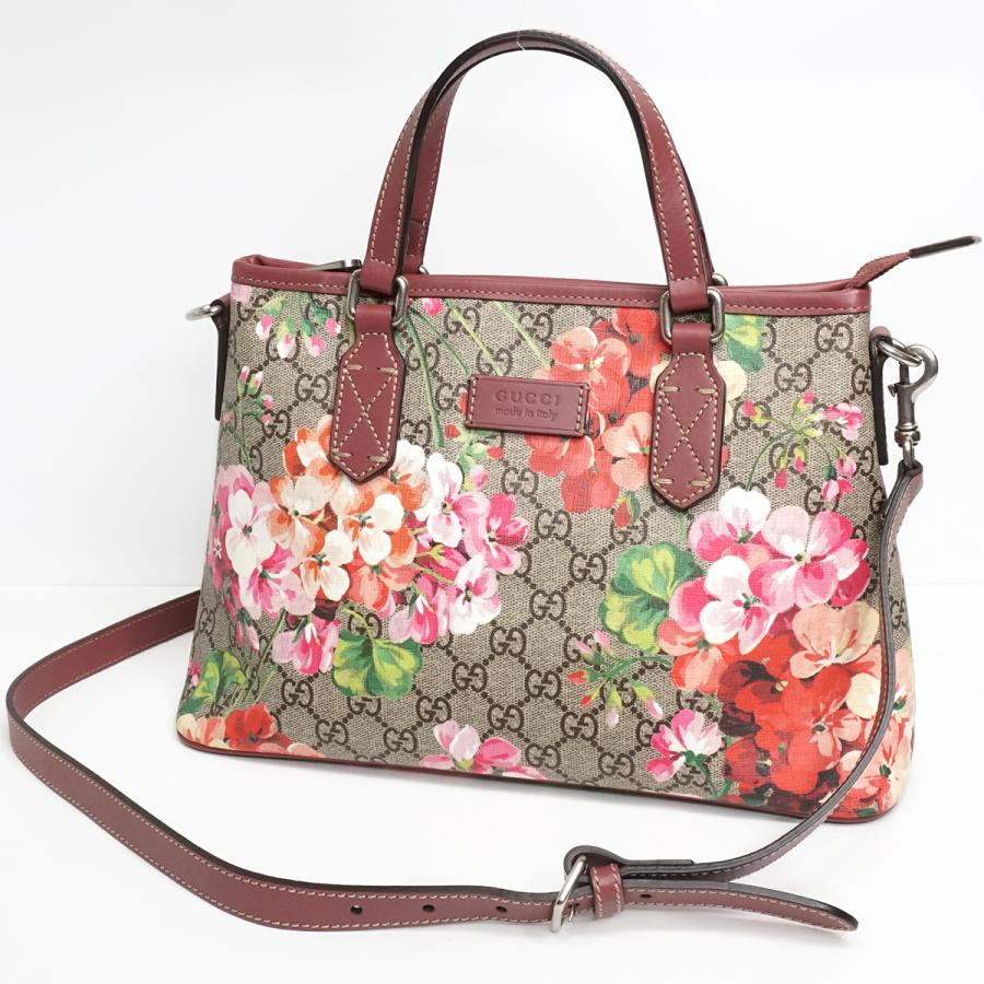 GUCCI グッチ GGブルームス ハンドバッグ 2Way ショルダーバッグ 