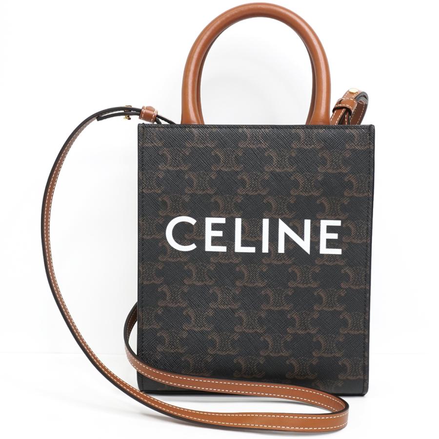 CELINE セリーヌ ミニ バーティカルカバ ショルダーバッグ : 3-974-1