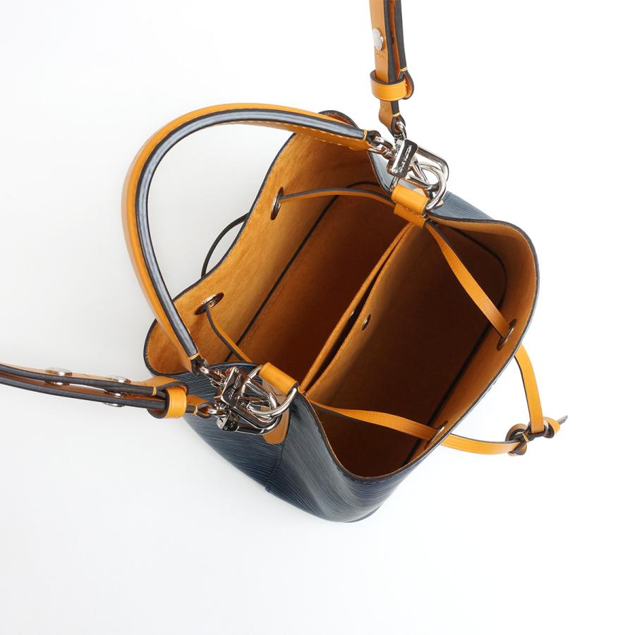 ルイヴィトン LOUIS VUITTON ネオノエBB ネオノエ BB バイカラー M53610 エピ カバン 斜め掛け 2WAYバッグ ハンドバッグ 巾着バッグ ショルダーバッグ エピレザー アンディゴ×サフラン ネイビー LOUIS VUITTON】ルイヴィトン『エピ ネオノエBB』M53610 レディース