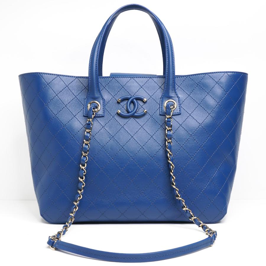 CHANEL（シャネル） ココマーク マトラッセ スティッチ チェーントート