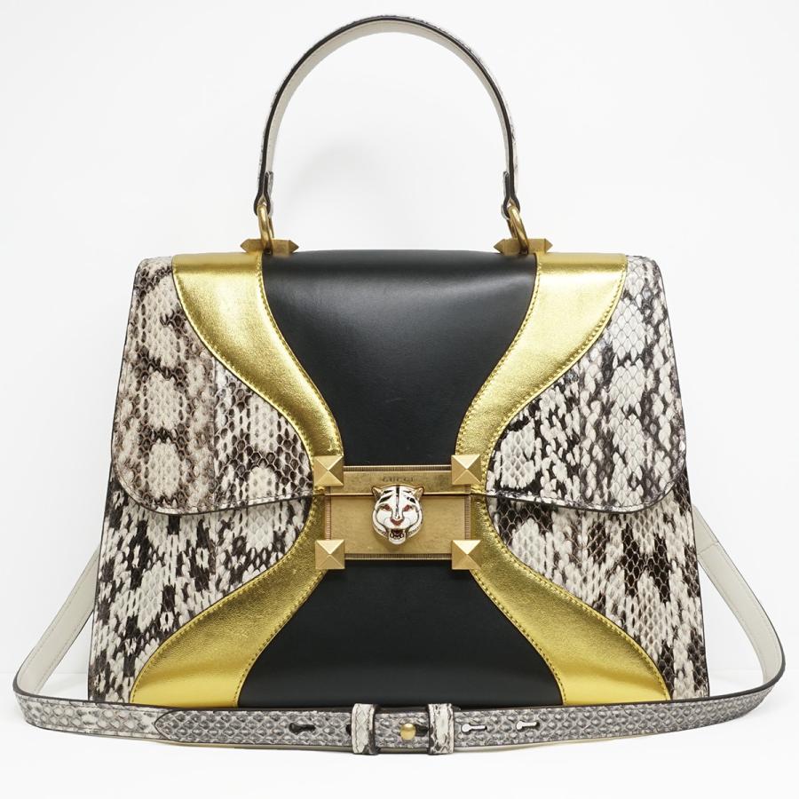 GUCCI（グッチ） キャットヘッド タイガー ハンドバッグ 2Way