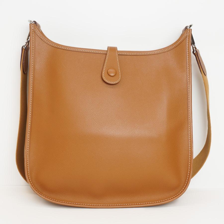 ☆美品☆ エルメス エブリン ブラウン ショルダーバッグ 正規品 ゴールド金具 HERMES（エルメス） エブリンTPM ショルダーバッグ ゴールド ブラウン