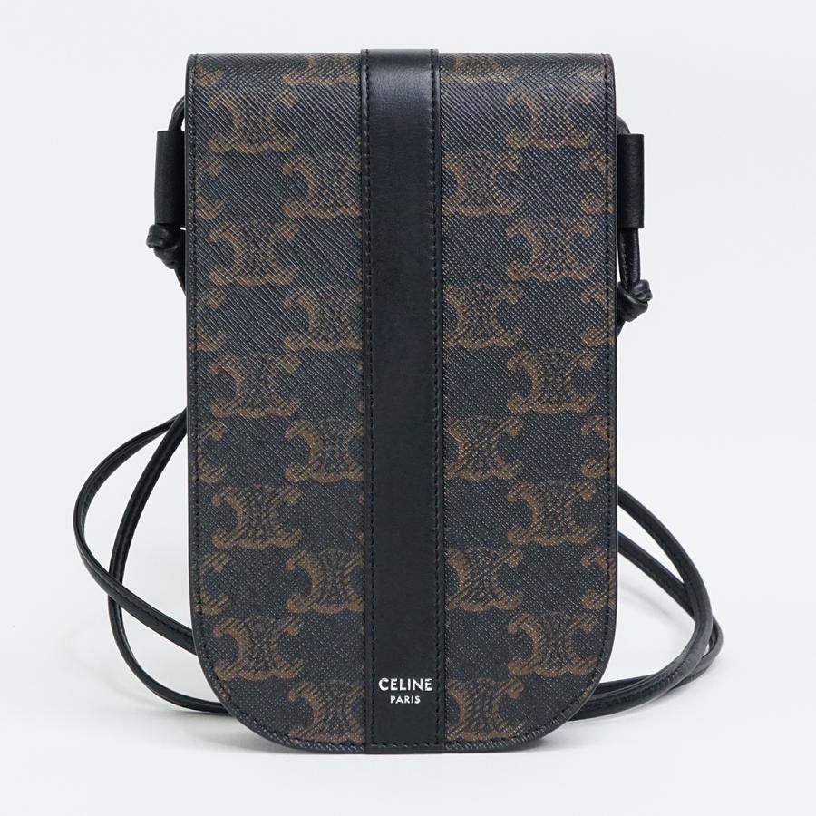 CELINE（セリーヌ） トリオンフキャンバス モバイルポーチ ショルダー