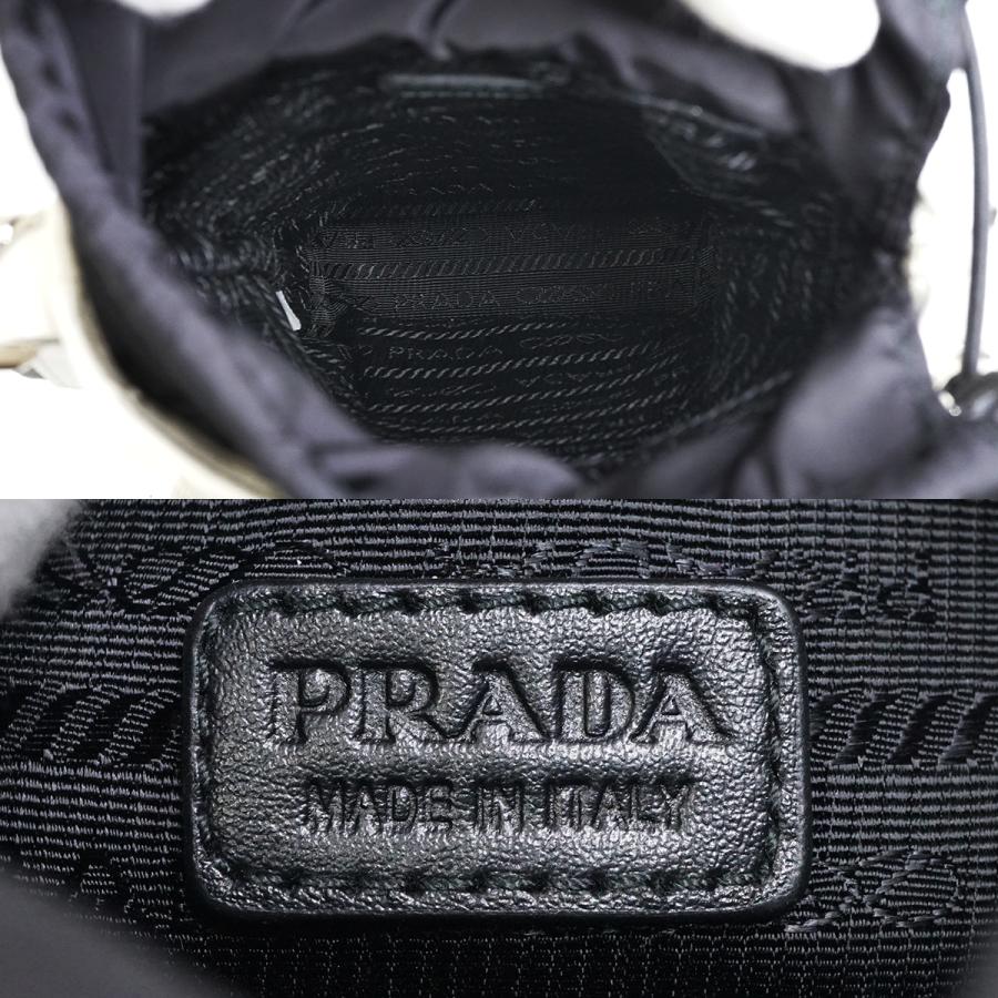 PRADA プラダ スマートフォンケース ショルダーバッグ レザー ホワイト｜maruka-toyonaka｜15