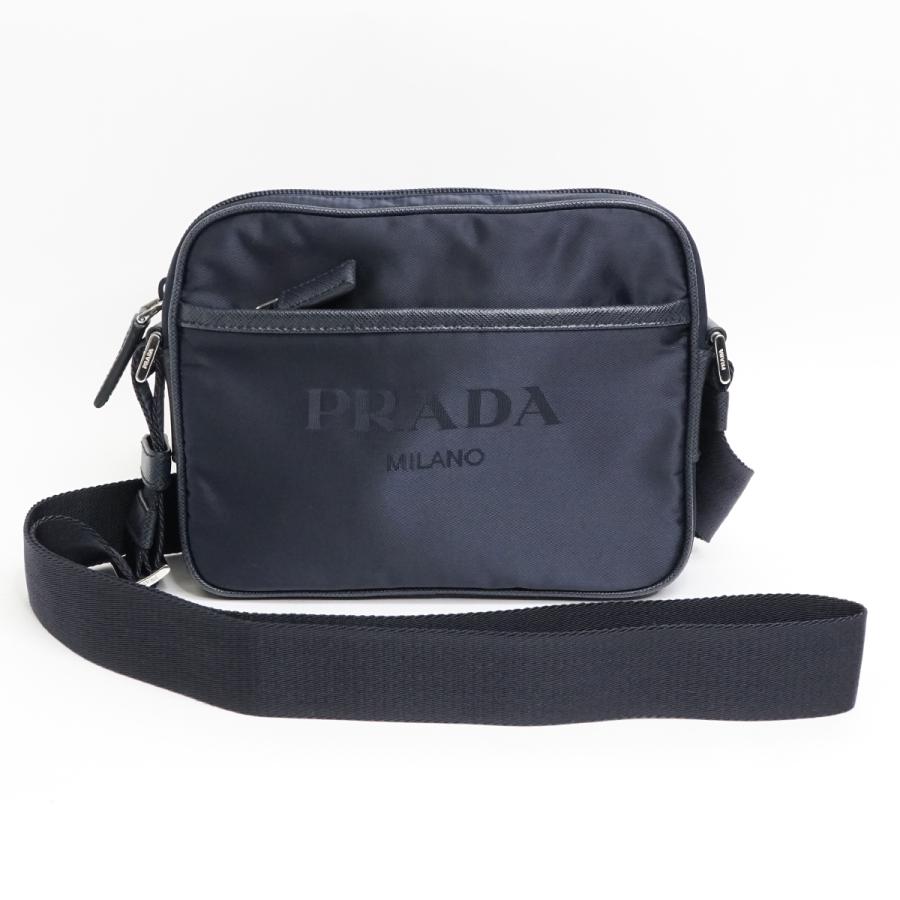 PRADA（プラダ） ロゴ ナイロン テスート サフィアーノ ショルダー