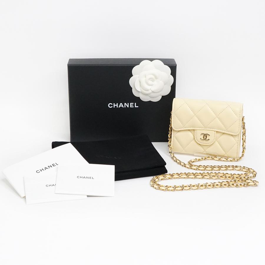 CHANEL シャネル マトラッセ ラムスキン チェーンウォレット CHANEL シャネル マトラッセ ラムスキン チェーンウォレット