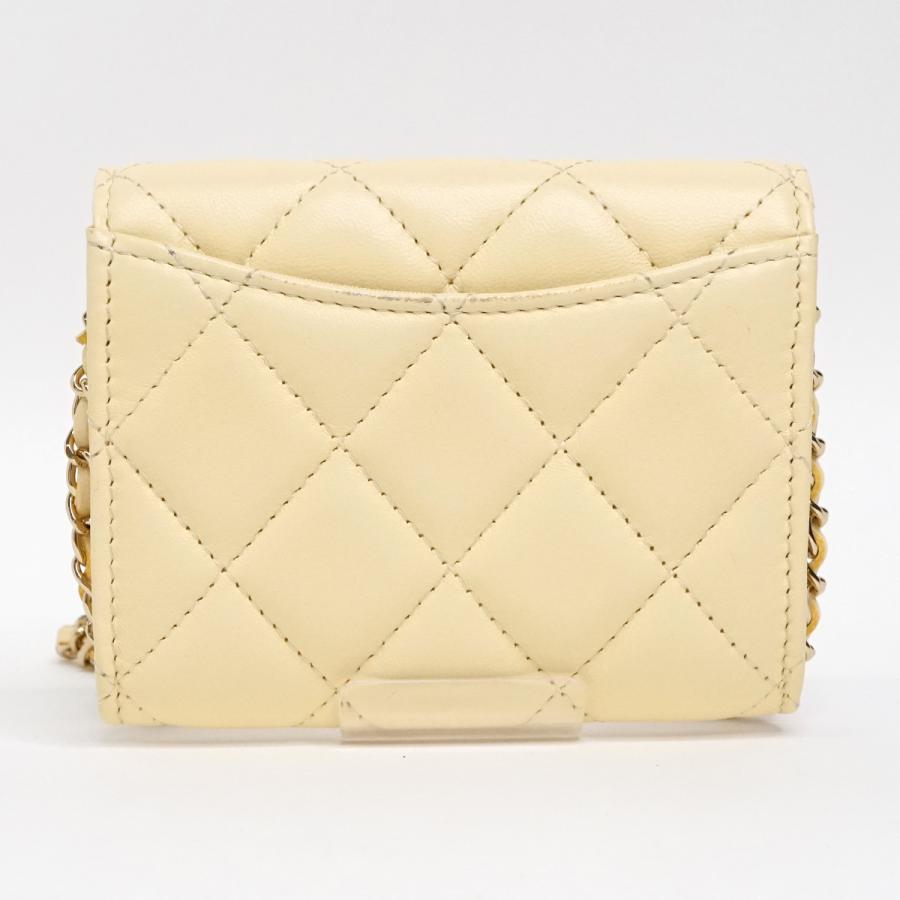 CHANEL シャネル マトラッセ ラムスキン チェーンウォレット CHANEL シャネル マトラッセ ラムスキン チェーンウォレット