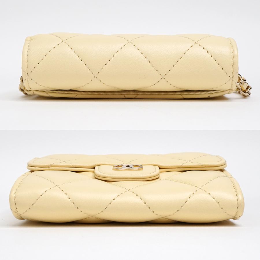 CHANEL シャネル マトラッセ ラムスキン チェーンウォレット CHANEL シャネル マトラッセ ラムスキン チェーンウォレット