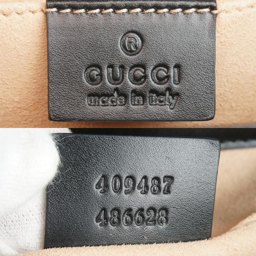 GUCCI（グッチ） パドロック チェーン ショルダーバッグ ブラック