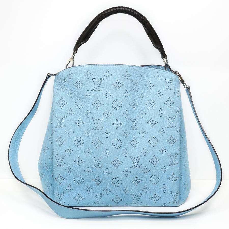 LOUIS VUITTON LV ルイ・ヴィトン マヒナ バビロンPM アイスブルー  