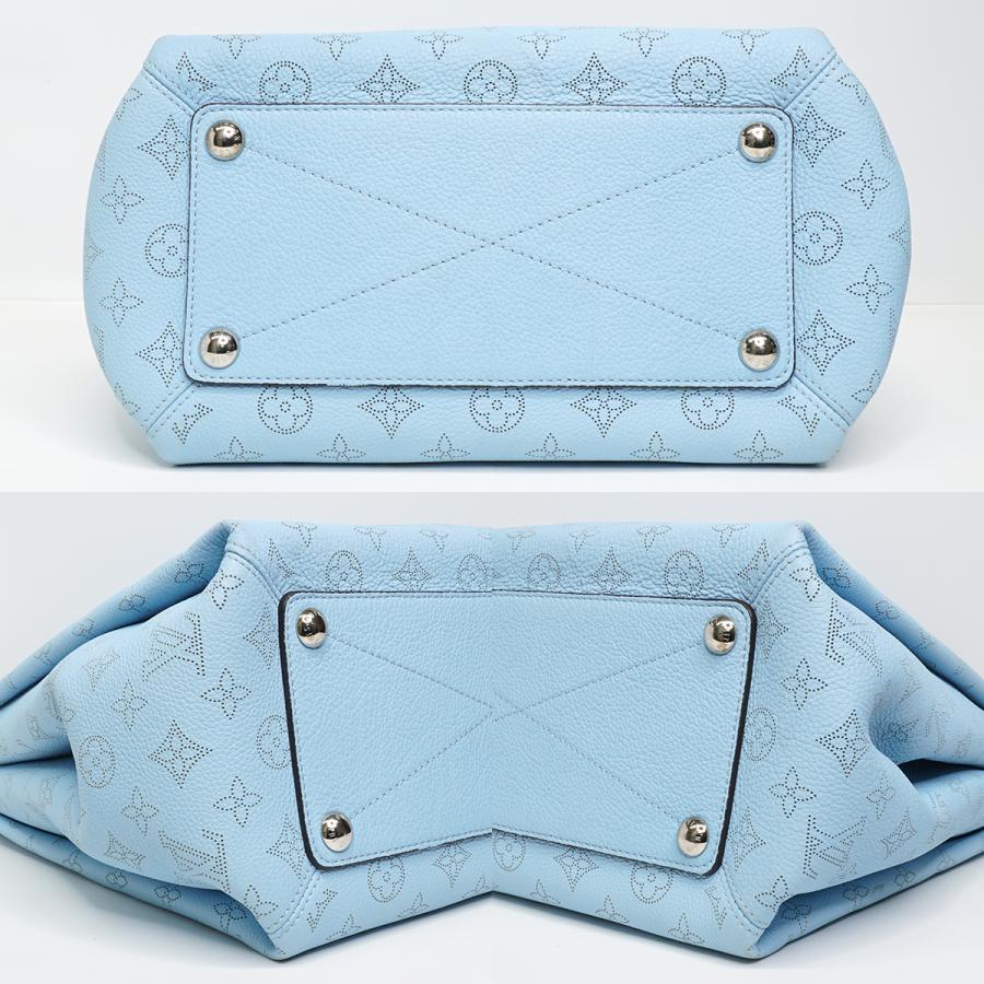 LOUIS VUITTON（ルイ・ヴィトン） LV マヒナ バビロンPM アイスブルー