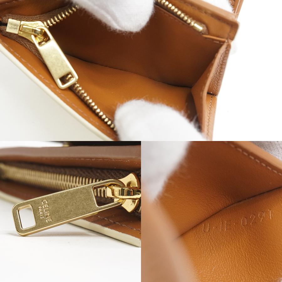CELINE セリーヌ トリオンフ 二つ折り財布 スモールウォレット ホワイト | CELINE | 08