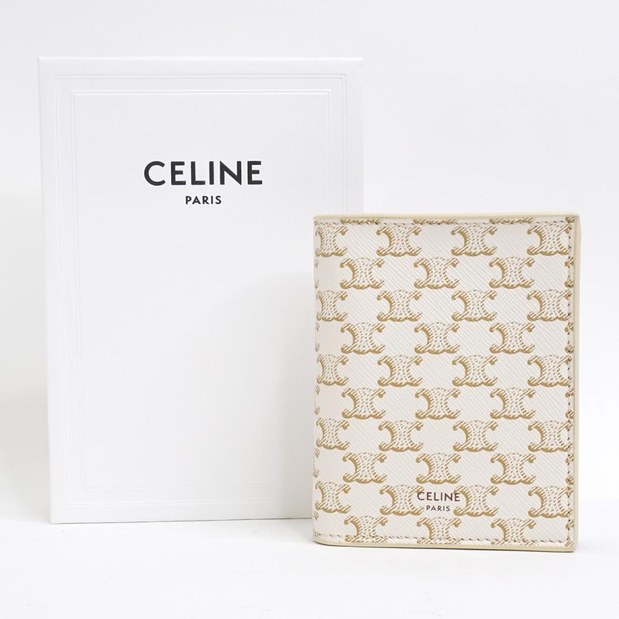 CELINE セリーヌ トリオンフ 二つ折り財布 スモールウォレット ホワイト | CELINE | 09