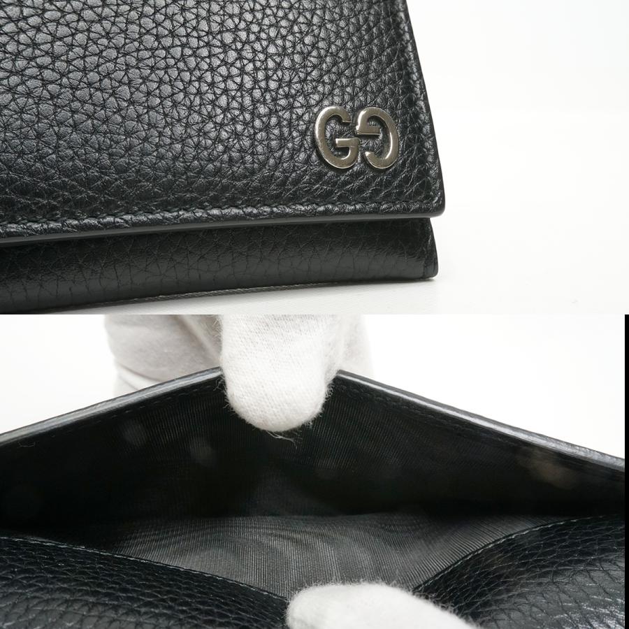 GUCCI グッチ レザー 二つ折り長財布 ブラック 黒 481727 : 質屋 GUCCI グッチ レザー 二つ折り長財布 ブラック 黒 481727 : 質屋