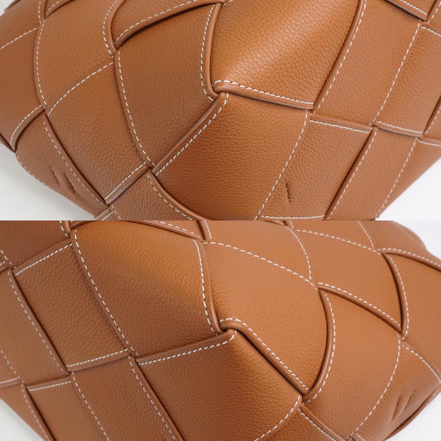 LOEWE ロエベ レザー ウーブン バスケットバッグ 2way LOEWE ロエベ レザー ウーブン バスケットバッグ 2way