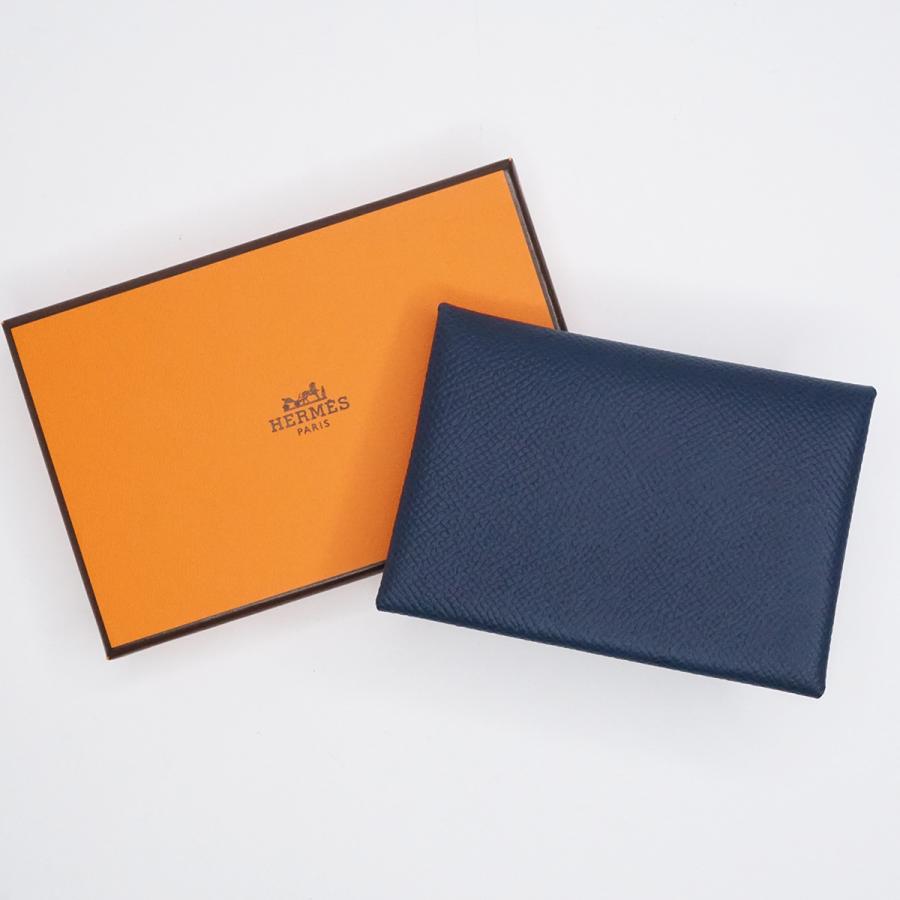 【未使用】エルメス 名刺入れ カルヴィ ヴェルソ ネイビー D刻印 メンズ 未使用】エルメス 名刺入れ カルヴィ ヴェルソ ネイビー D刻印