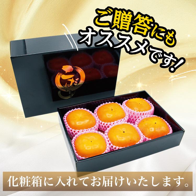 まるかじり九州 秋王 柿 甘柿 福岡 高級 送料無料 2箱セット 1箱あたり