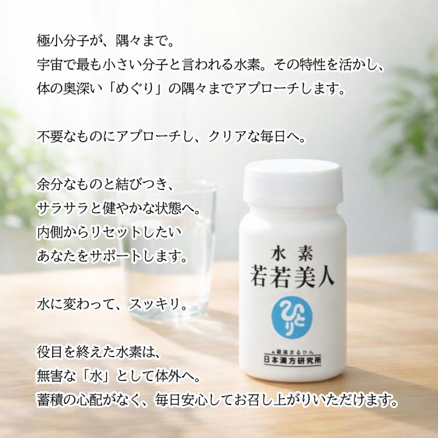 銀座まるかん 水素若若美人 水素サプリ 斎藤一人さん エイジングケア
