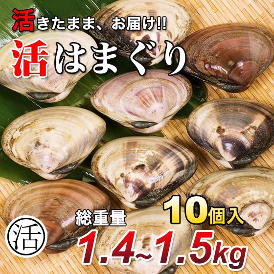 マルカツ市場 御宿活魚 店はまぐり国産天然特大10個入 1個130g