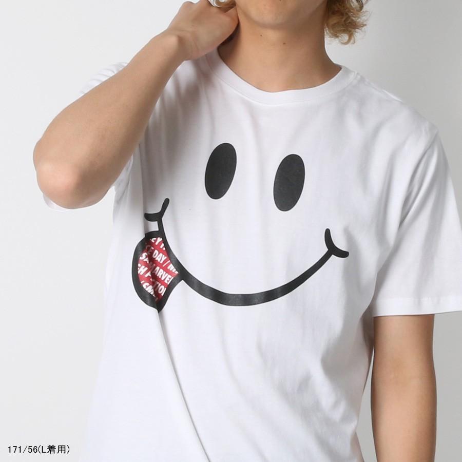 Tシャツ メンズ 半袖 スマイル プリント Smile スマイリー ティーシャツ カットソー アメカジ かわいい マルカワ 通販 Yahoo ショッピング