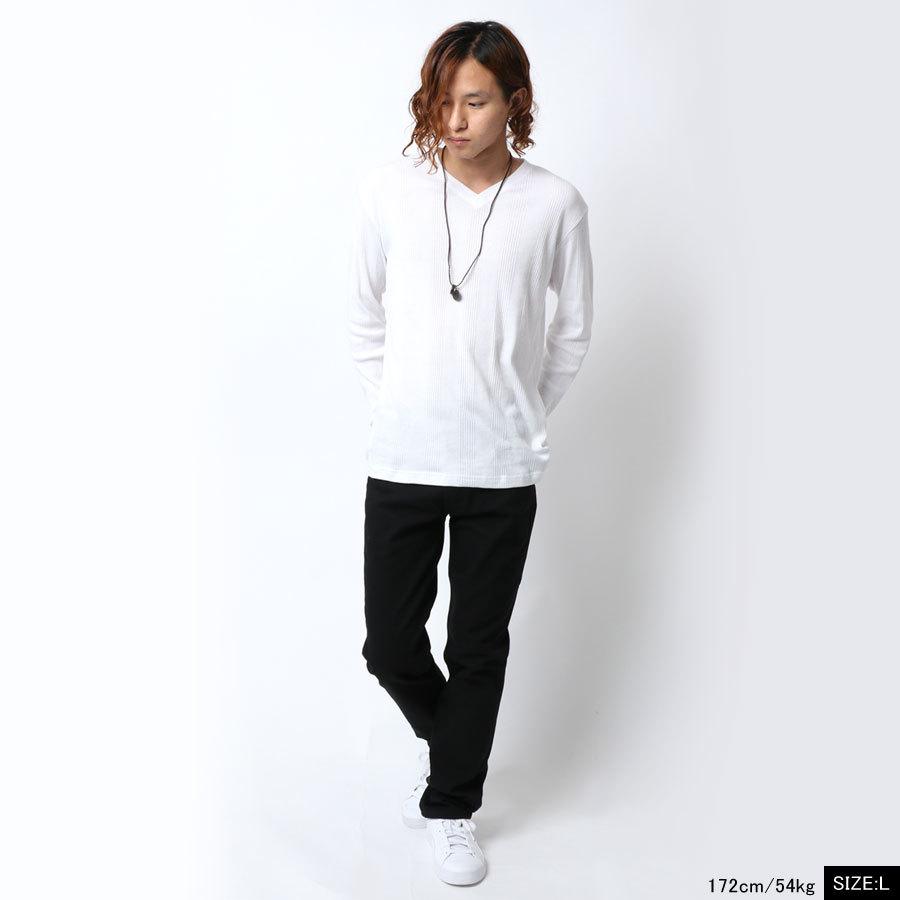 Tシャツ メンズ 長袖 Vネック 無地 ネックレス 付き ロンティー ロンt ロング ティーシャツ シンプル マルカワ 通販 Yahoo ショッピング