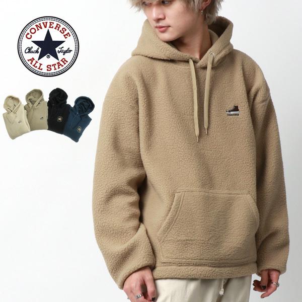 パーカー メンズ ブランド Converse コンバース シープボアフリース ロゴ 刺繍 プルオーバー プルパーカー アメカジ カジュアル おしゃれ マルカワ 通販 Yahoo ショッピング