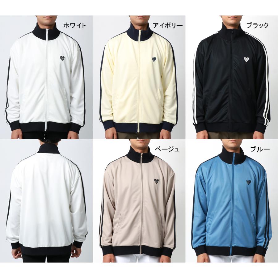 トラックジャケット メンズ MRU ハート スタンドジャケット トラックジャケット メンズ MRU ハート スタンドジャケット