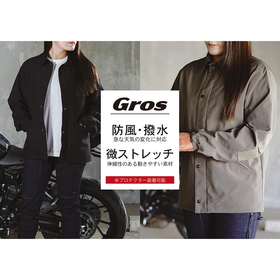 コーチジャケット メンズ Gros コーデュラ ライディング コーチジャケット メンズ Gros コーデュラ ライディング