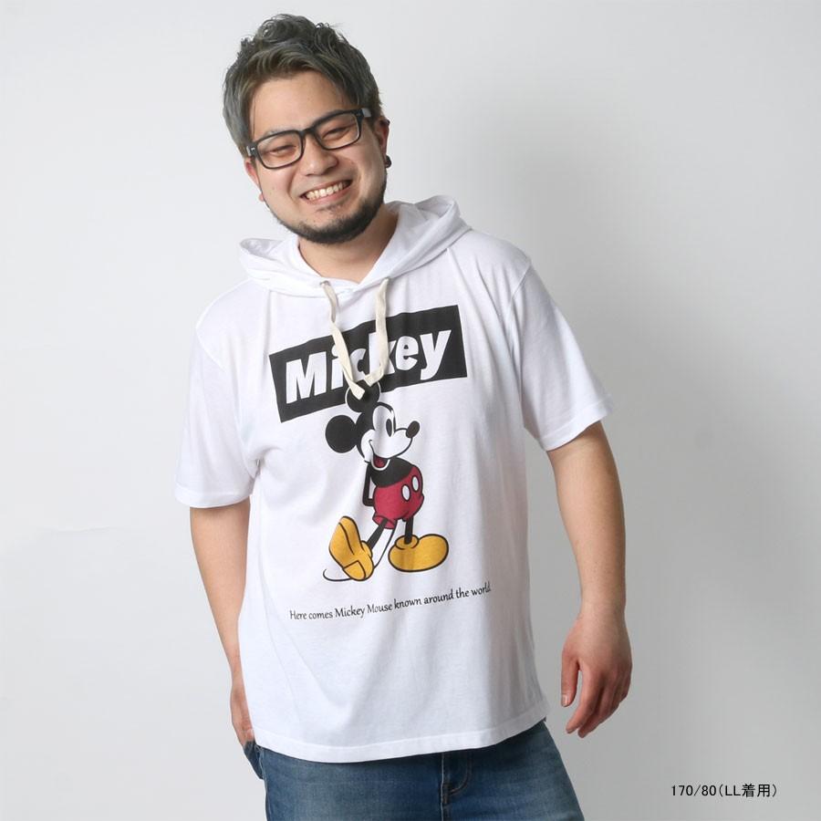 大きいサイズ メンズ 大きいサイズ Tシャツ パーカー 半袖 Tパーカー ミッキー Disney ディズニー ブランド 父の日 マルカワ 通販 Yahoo ショッピング