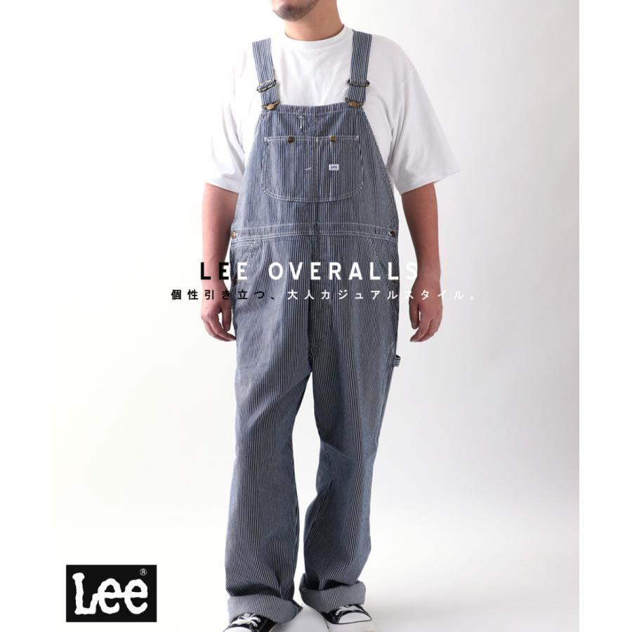 大きいサイズ メンズ オーバーオール Lee リー ヒッコリー デニム ストライプ オールインワン ワークウェア 父の日 マルカワ 通販 Yahoo ショッピング