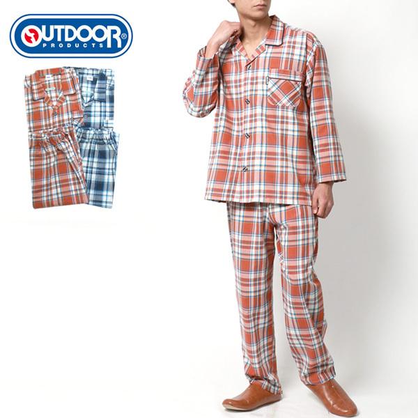 国内外の人気 パジャマ メンズ 長袖 チェック ルームウェア