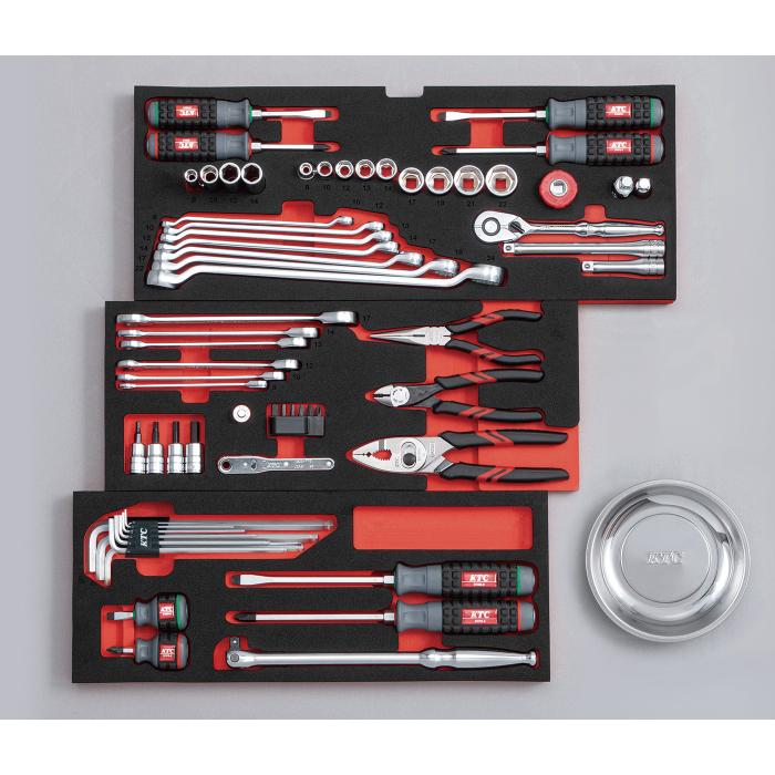 KTC 工具セット 9.5sq.工具セット（チェストタイプ）[66点] | KTCツール