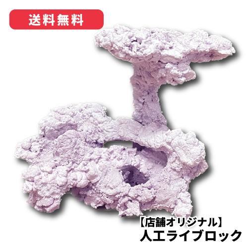 オリジナル 人工ライブロック サイズ：16cm (高)×18cm (横)× 12cm (奥