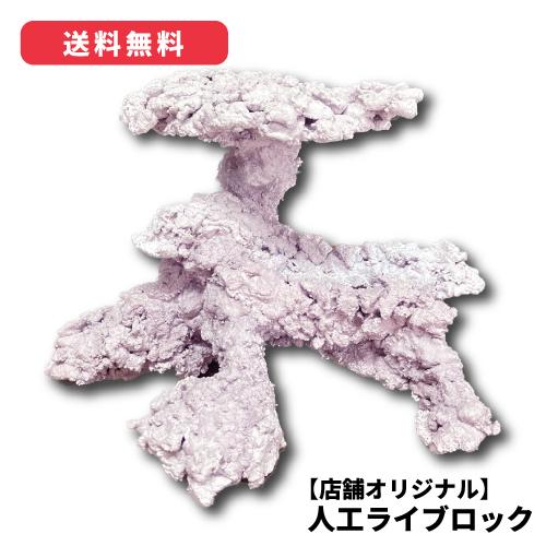 オリジナル 人工ライブロック サイズ：15cm (高)×22cm (横)× 17cm (奥