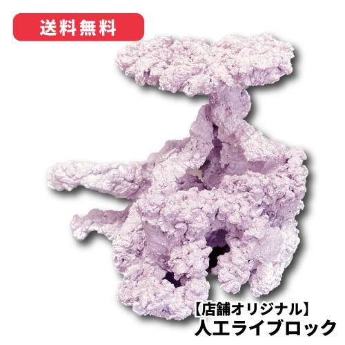 オリジナル 人工ライブロック サイズ：17.5cm (高)×20.5cm (横)× 16.5