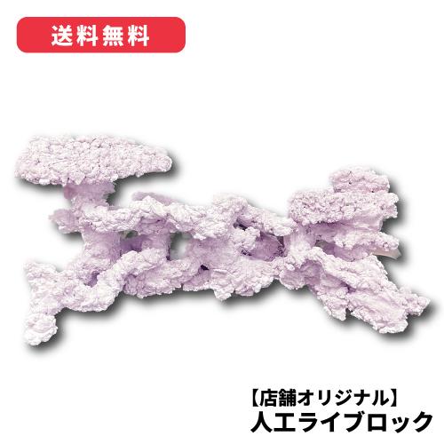 オリジナル 人工ライブロック サイズ：17cm (高)×39cm (横)× 20cm (奥