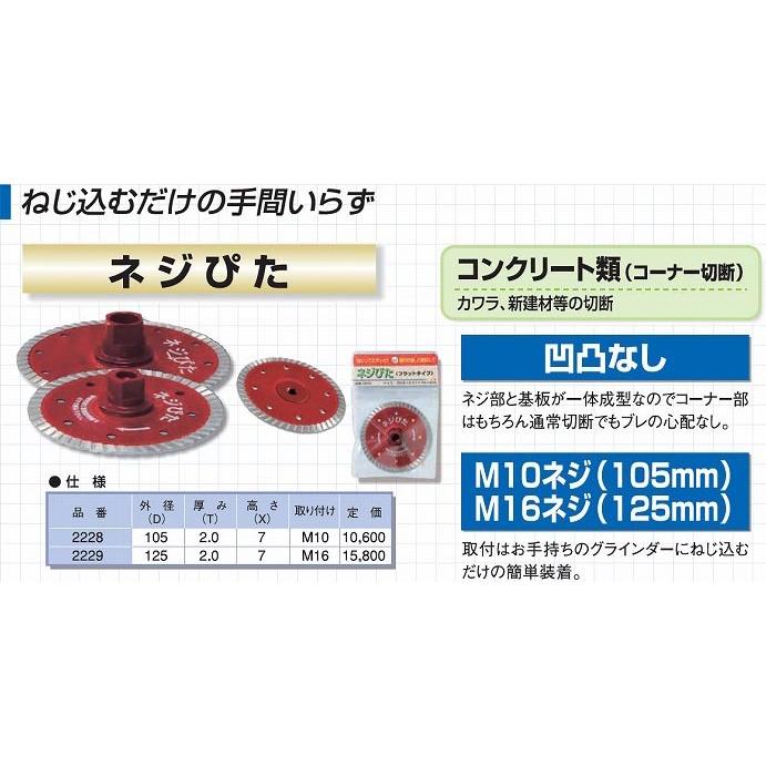 ネジぴた ウェーブタイプ【外径:105mm】フラットタイプ ネジぴた ウェーブタイプ【外径:105mm】フラットタイプ