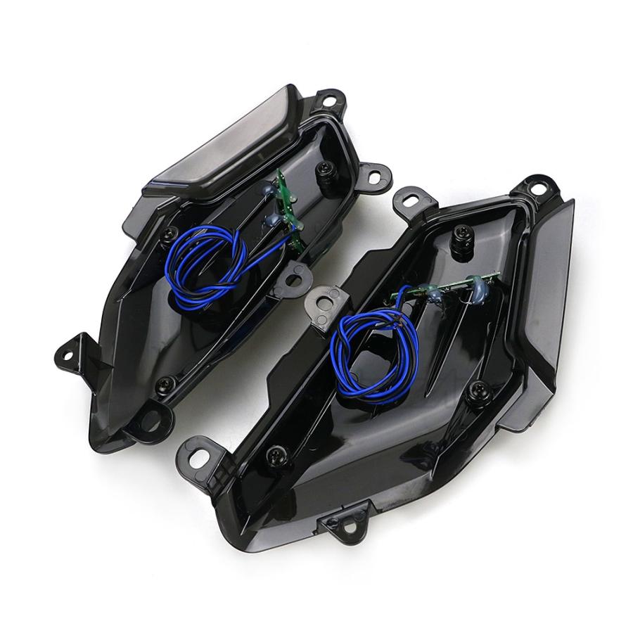 ウィンカー LEDサイドベントライト 軽量カーボンカバー アクセサリー