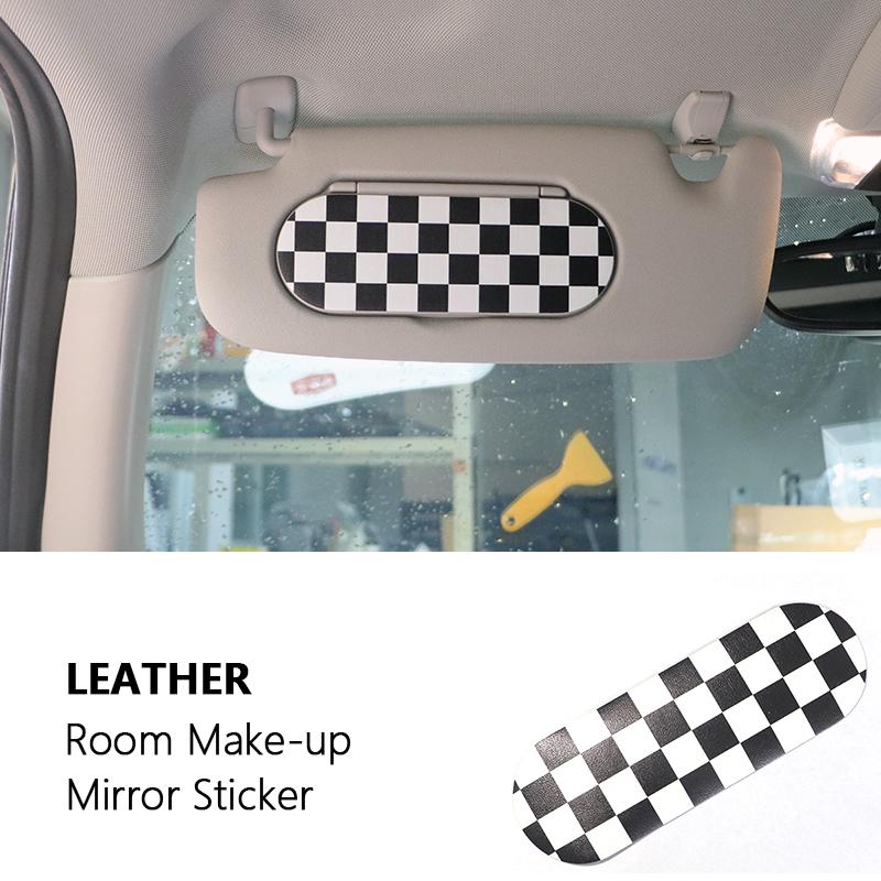 MINI（ミニ） ステッカー サンバイザー サンシェード レザー ミラー