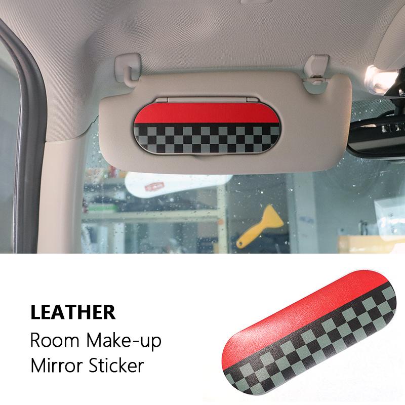 MINI（ミニ） ステッカー サンバイザー サンシェード レザー ミラー