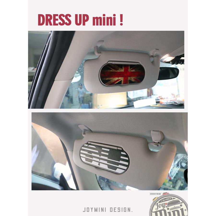 MINI（ミニ） ステッカー サンバイザー サンシェード レザー ミラー